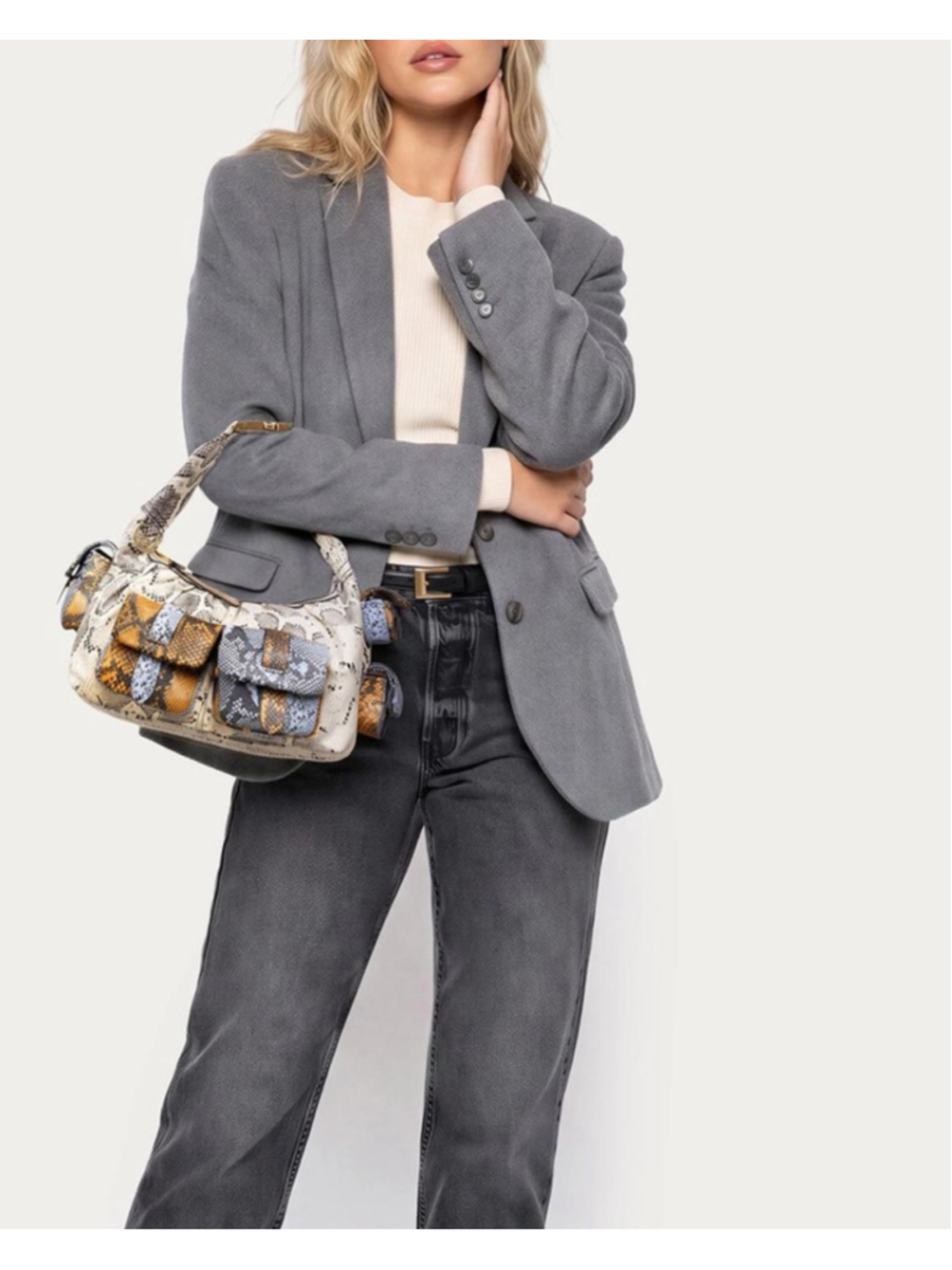 Aimee Kestenber Rebel Snake Convertible Crossbody
